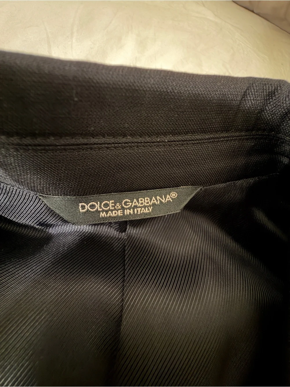 Dolce & Gabbana Men's Black Single-Button Sport Coat